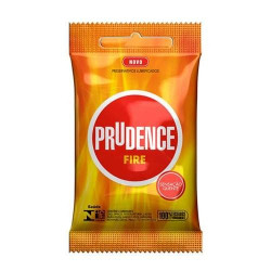 Preservativo Excitante Fire Prudence - Camisinha Excitante